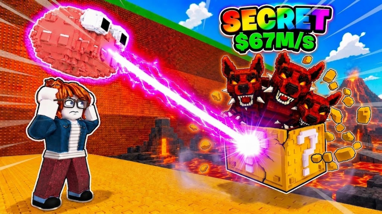 Official Brainblast a Lucky Block Roblox game thumbnail